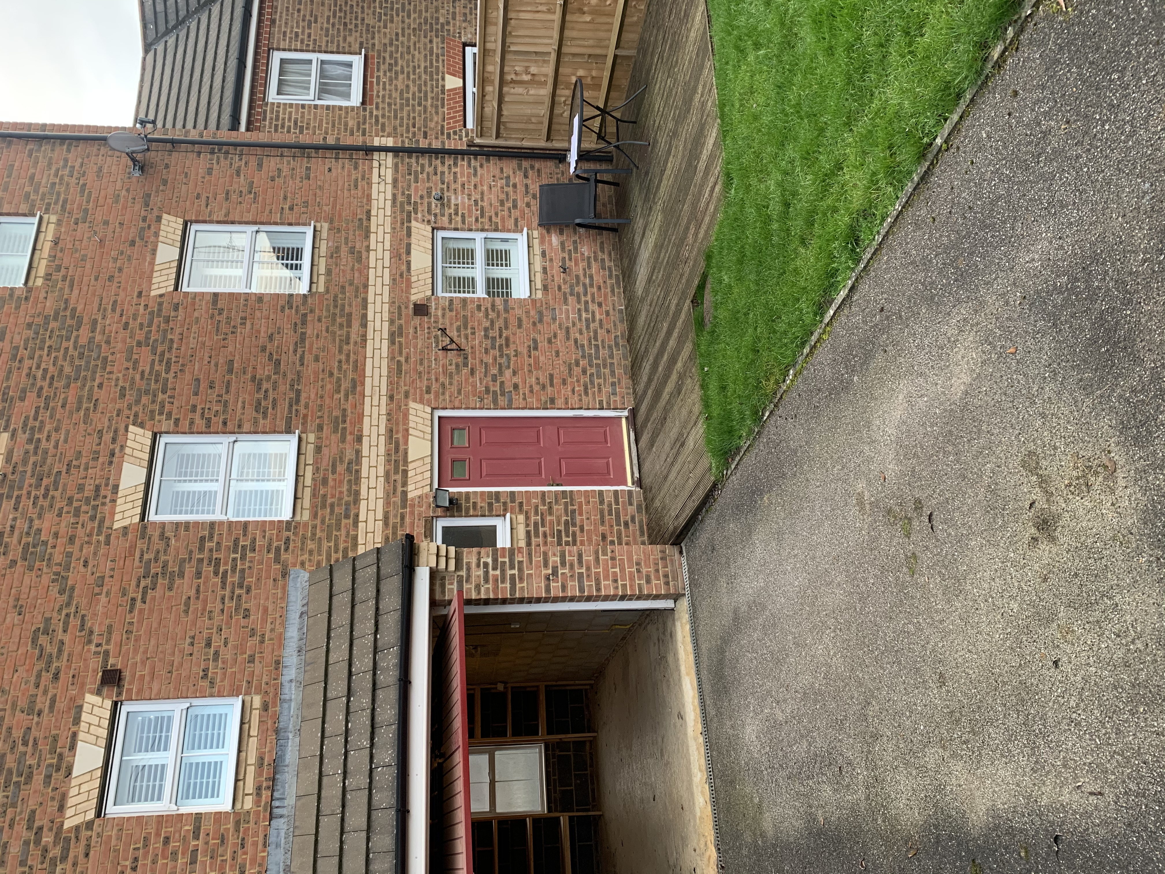 Rear extension before